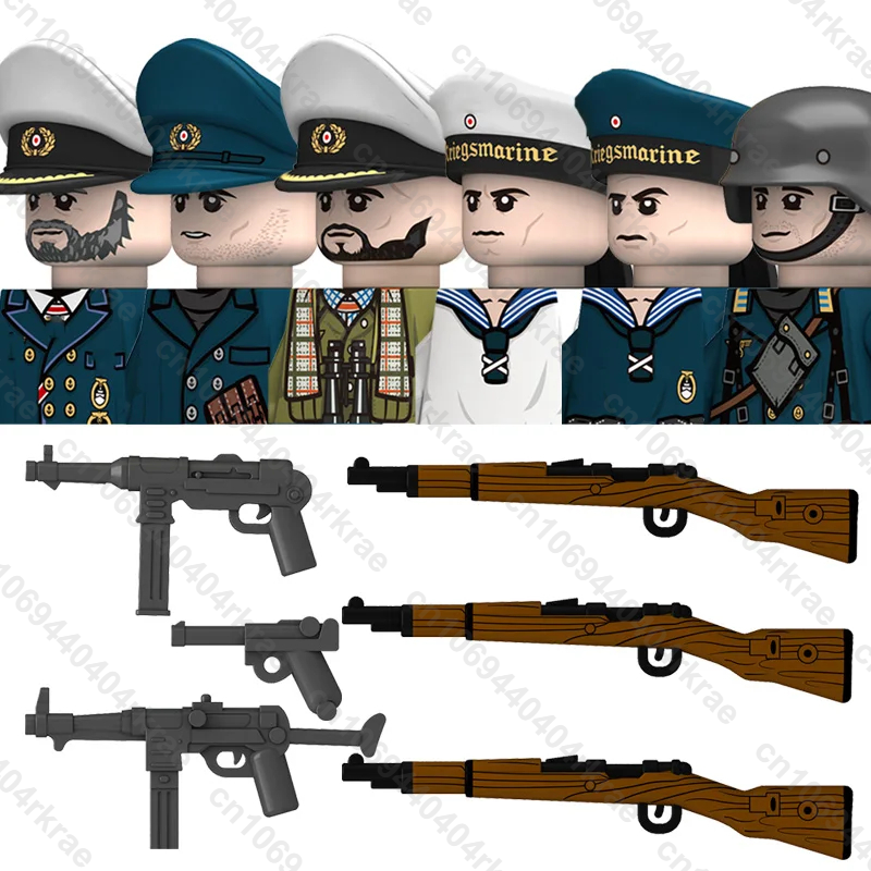 Military WW2 German Navy Figur – Lego Minifigure Holder recenzja i cena