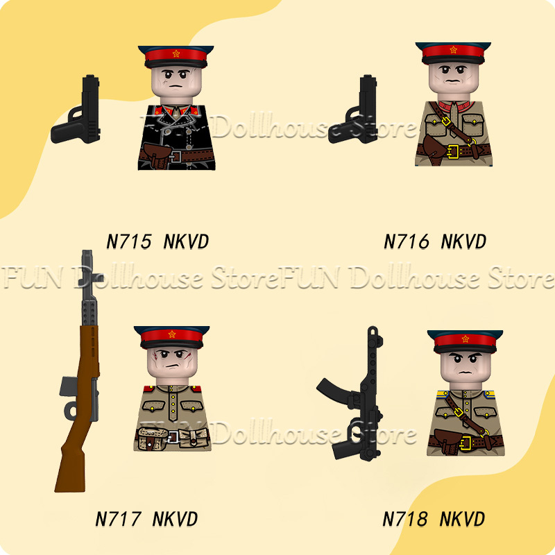 MOC WW2 Soviet Soldier Figures – Lego Minifigure Holder recenzja i cena