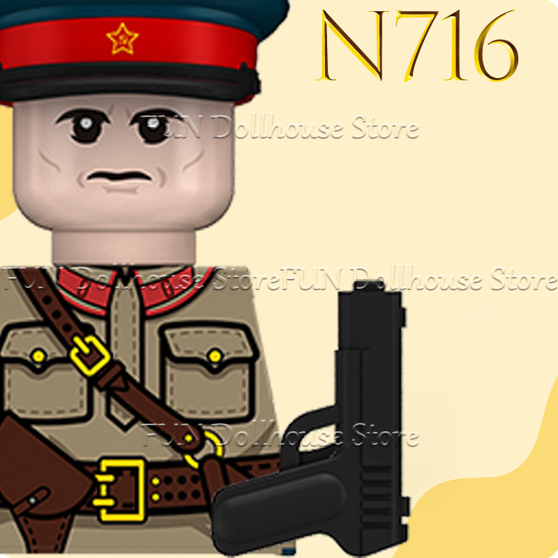 MOC WW2 Soviet Soldier Figures – Lego Minifigure Holder recenzja i cena