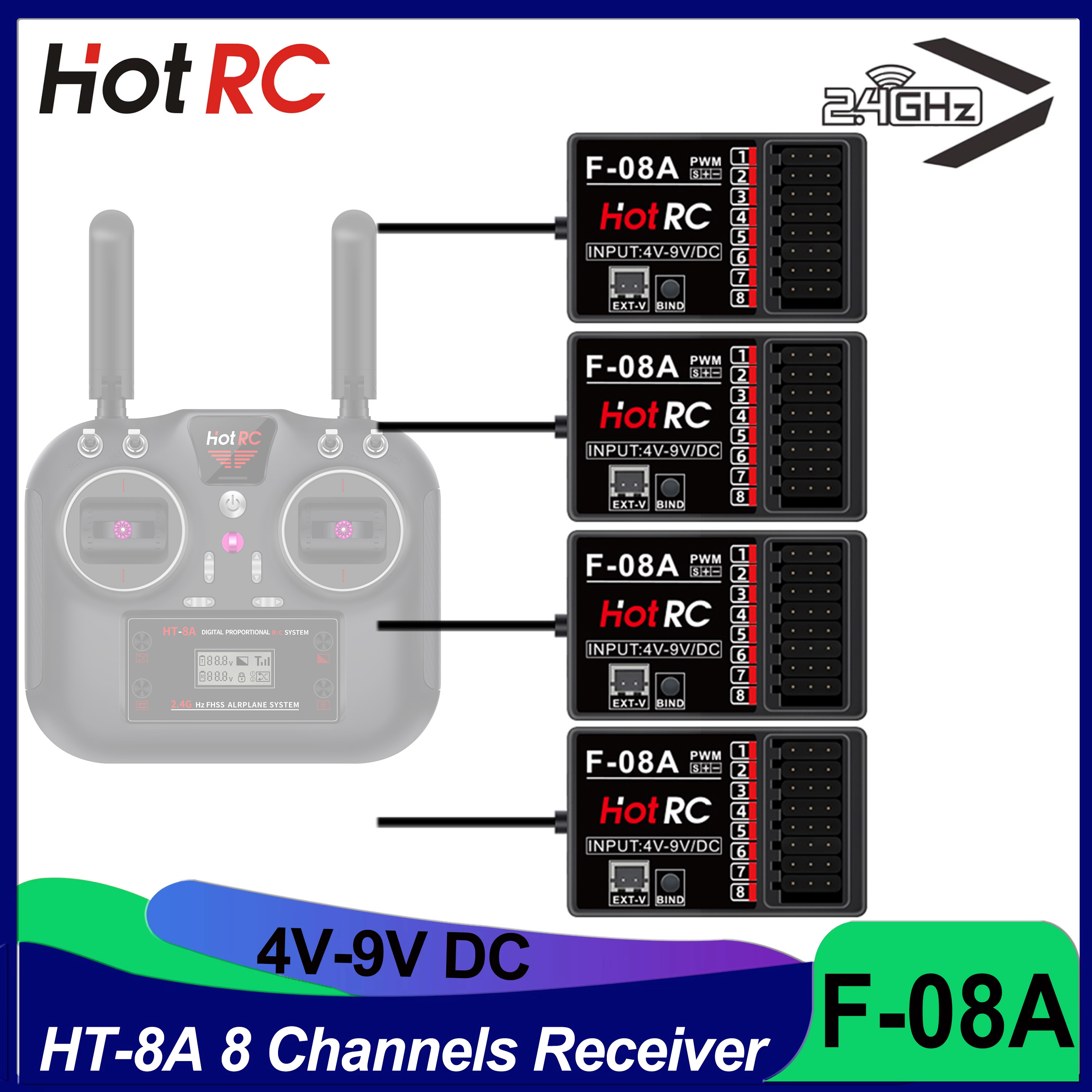 HOTRC RC Model Parts 8 Channel – Model Airplane Plastic recenzja i cena