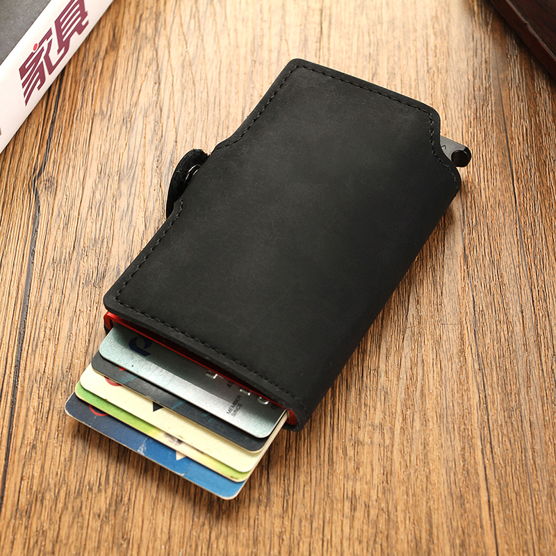 Slim Business Card Holder Men  – Card Top Loader recenzja i cena
