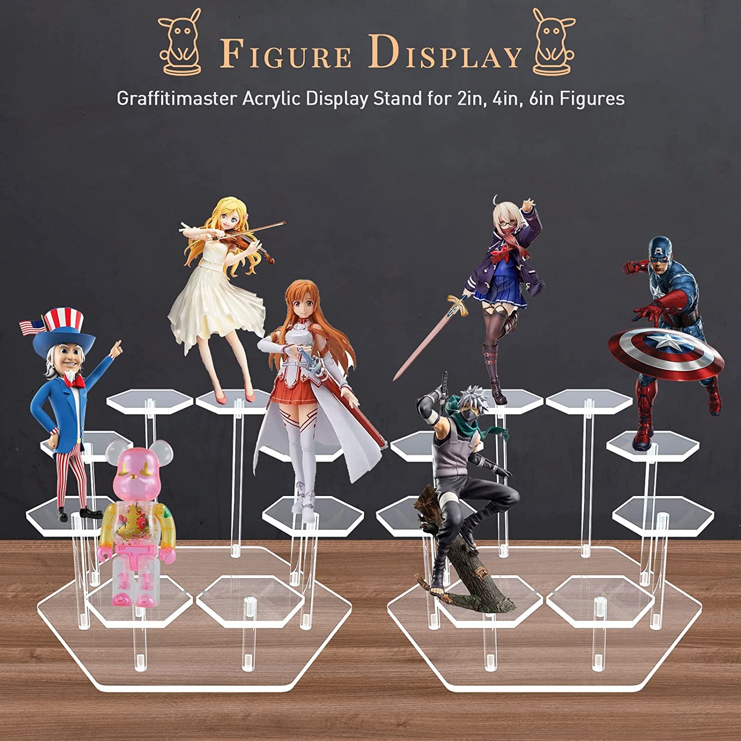 8/9 Tier Acrylic Display Stand – Display Risers Set recenzja i cena