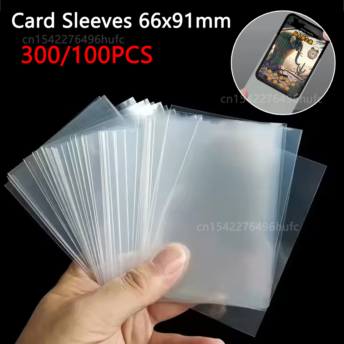 300/100Pcs 66*91mm Card Sleeve – Card Penny Sleeve recenzja i cena