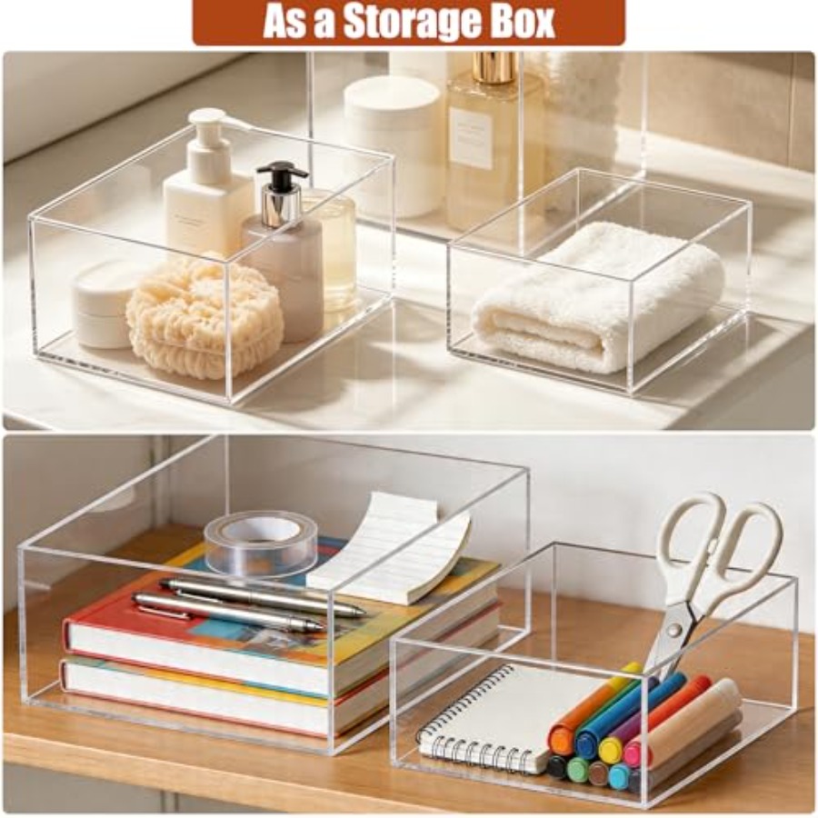 6Pcs Clear Acrylic Risers Disp – Display Risers Set recenzja i cena
