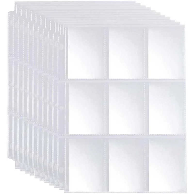 50pcs 9 Pocket Trading Gaming  – Trading Card Binder recenzja i cena