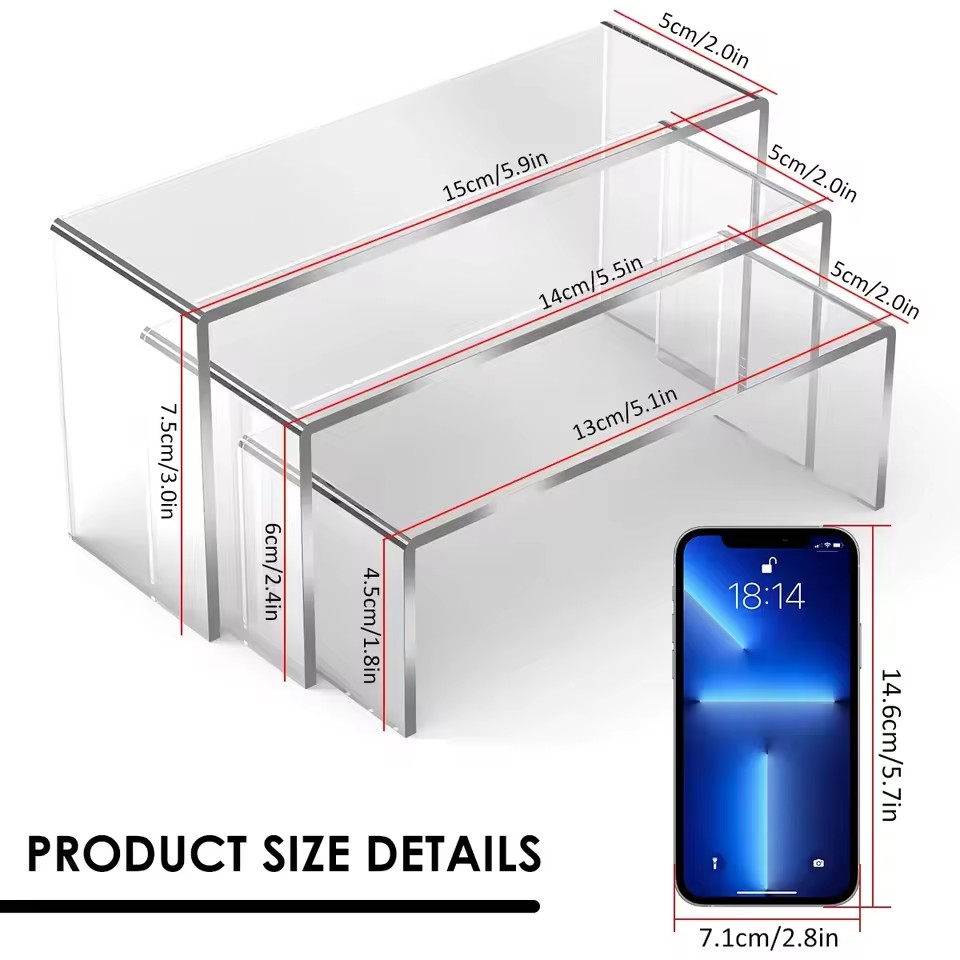 3/6/9/12Pc Clear Acrylic Displ – Display Risers Set recenzja i cena