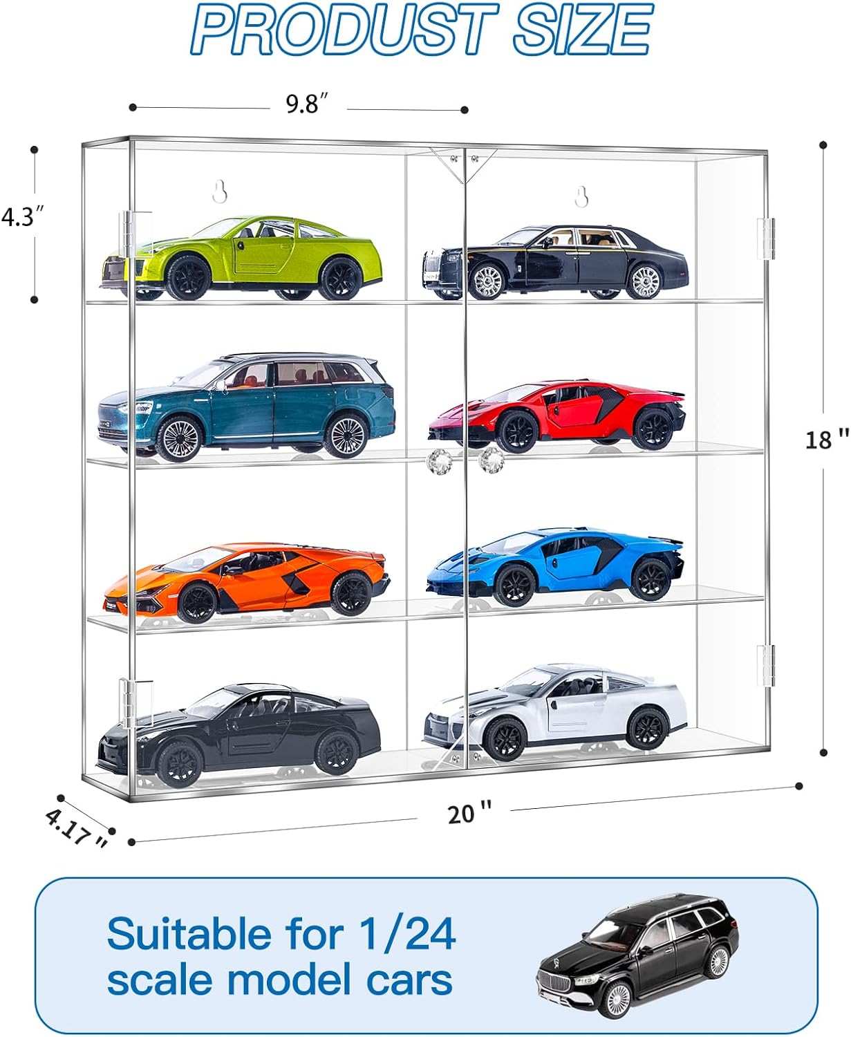 Acrylic Display Case for 1/24  – Display Case Acrylic recenzja i cena