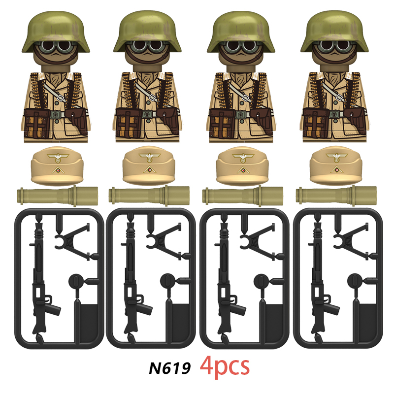 HOT Military Figures Building  – Lego Minifigure Holder recenzja i cena