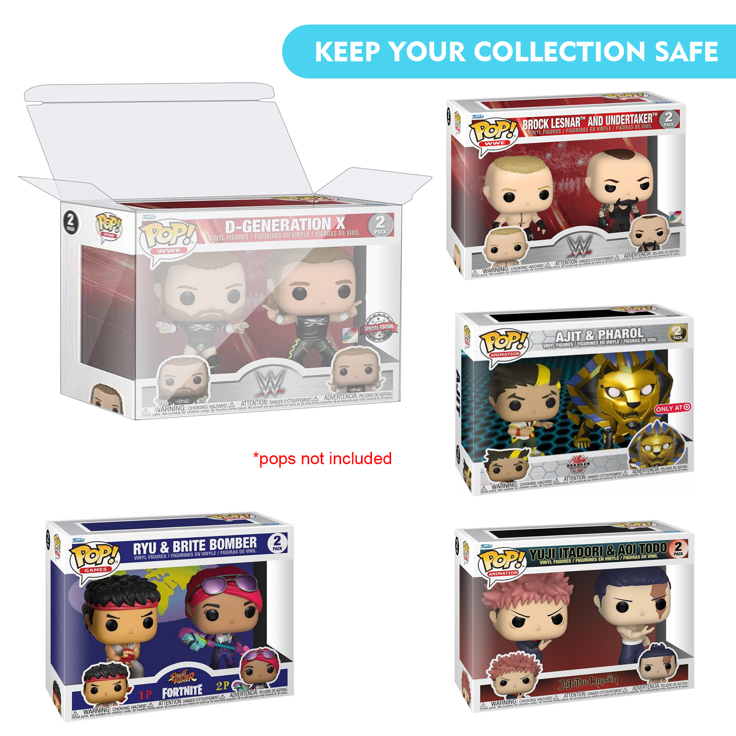 HIGOPLAY 2 in 1 Pack Protectiv – Funko Pop Protector recenzja i cena