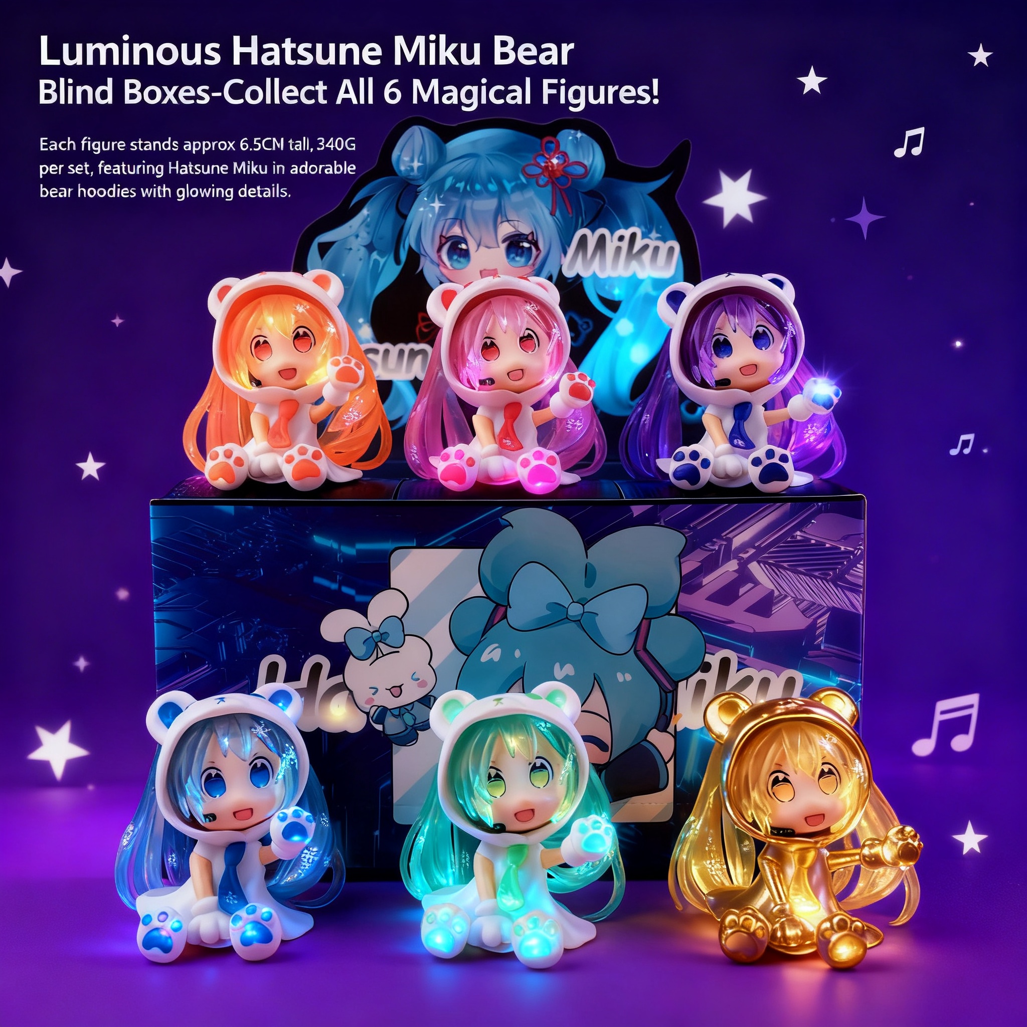 Glow in the Dark Hatsune Miku  – Capsule Toy Gashapon recenzja i cena