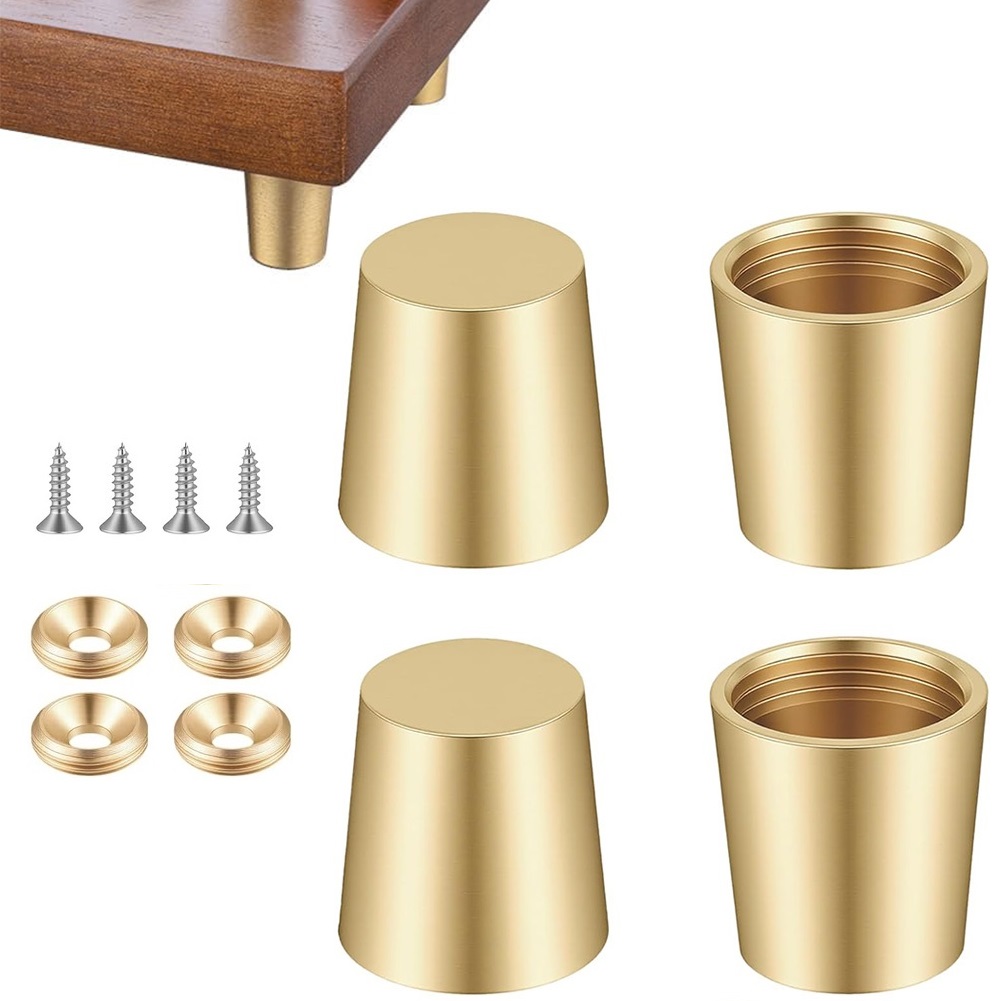 4pcs Brass Cutting Board Feet  – Display Risers Set recenzja i cena