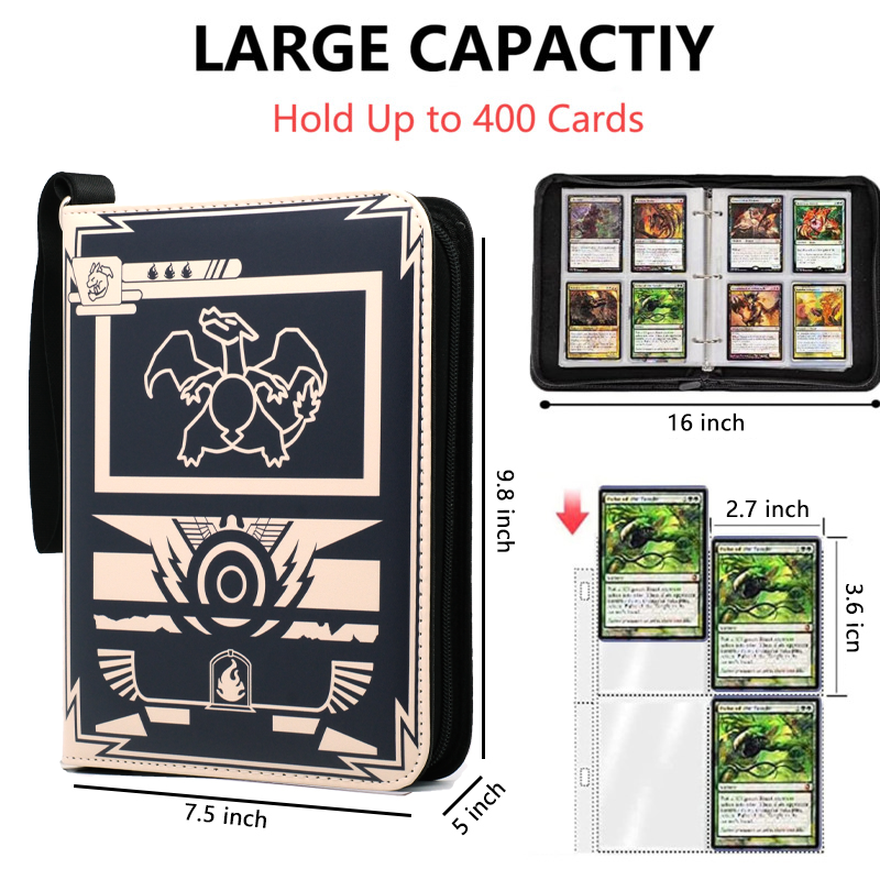 400PCS Card Album Binder Sleev – Trading Card Binder recenzja i cena
