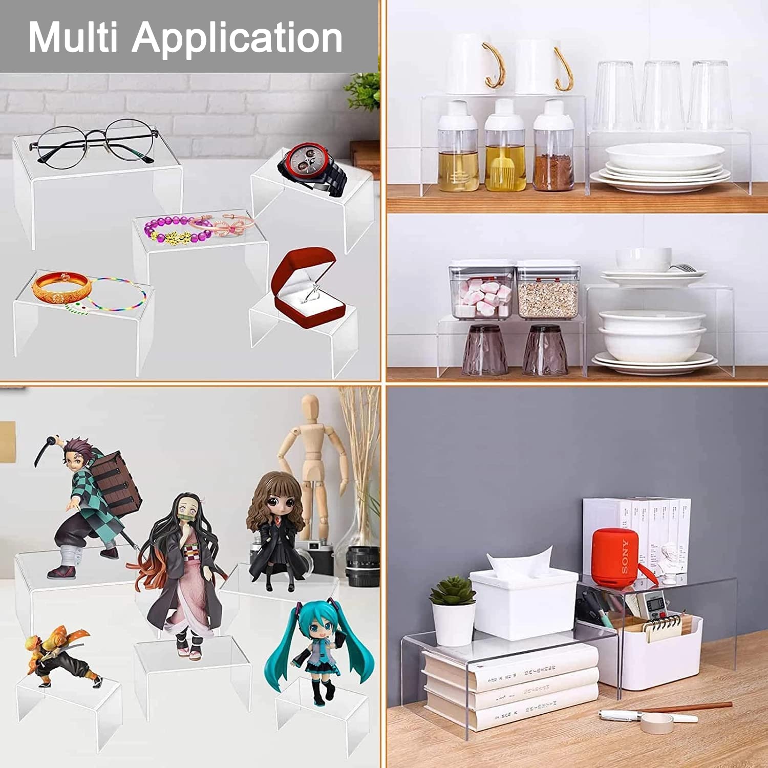 U Shape Acrylic Display Risers – Pop Display Shelf recenzja i cena