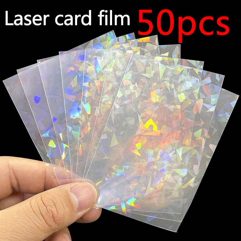 50pcs Soft Trading Laser Card  – Card Penny Sleeve recenzja i cena