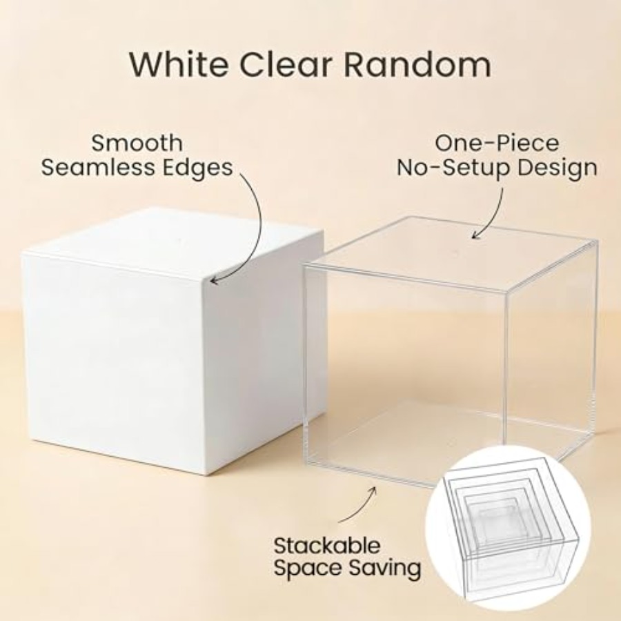 6PCS Clear and Buffet Risers w – Display Risers Set recenzja i cena