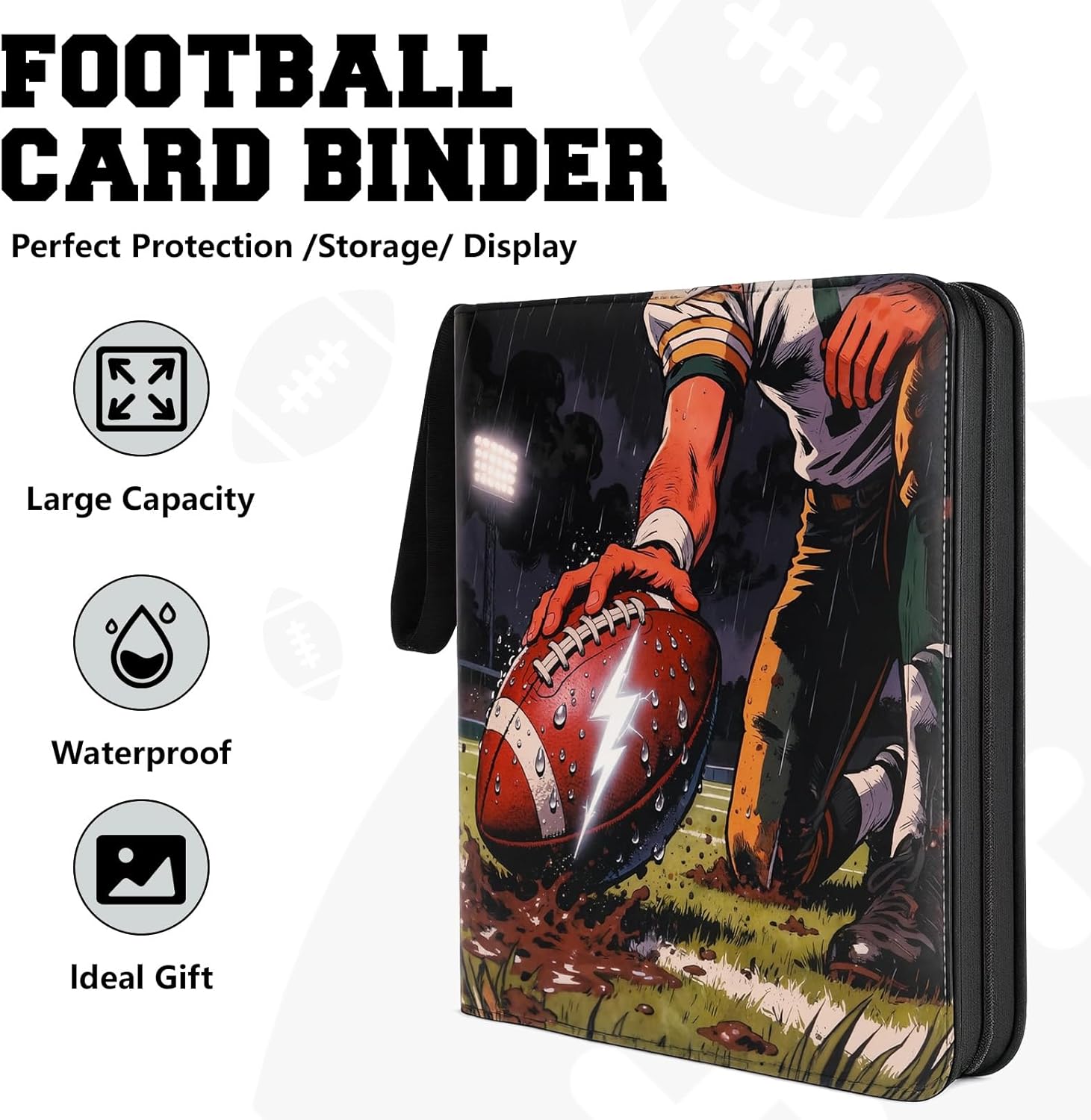 Football Card Binder 9-Pocket  – Trading Card Binder recenzja i cena