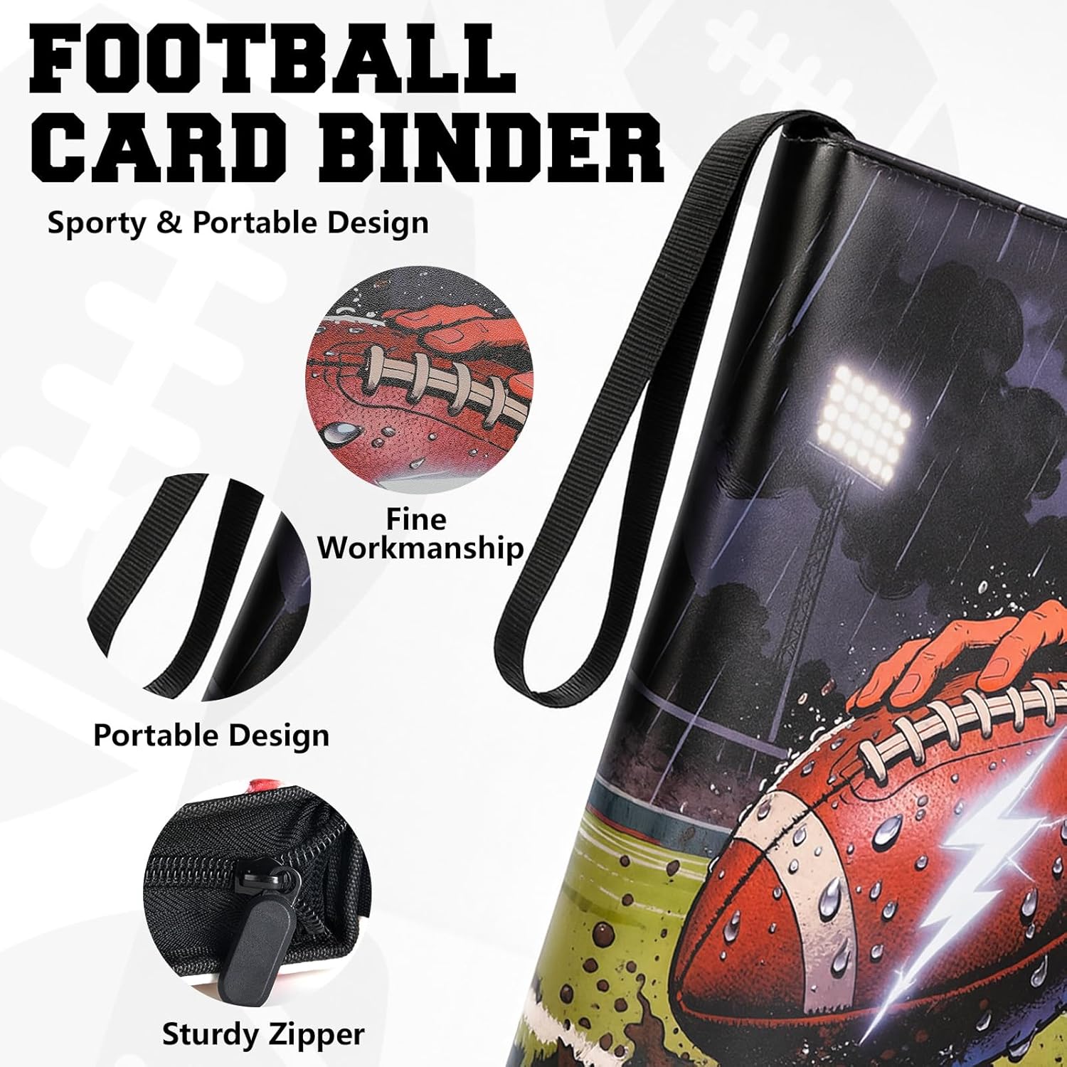 Football Card Binder 9-Pocket  – Trading Card Binder recenzja i cena