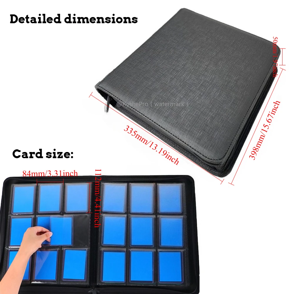 9 Pocket PU Leather Toploader  – Pokemon Binder Card recenzja i cena