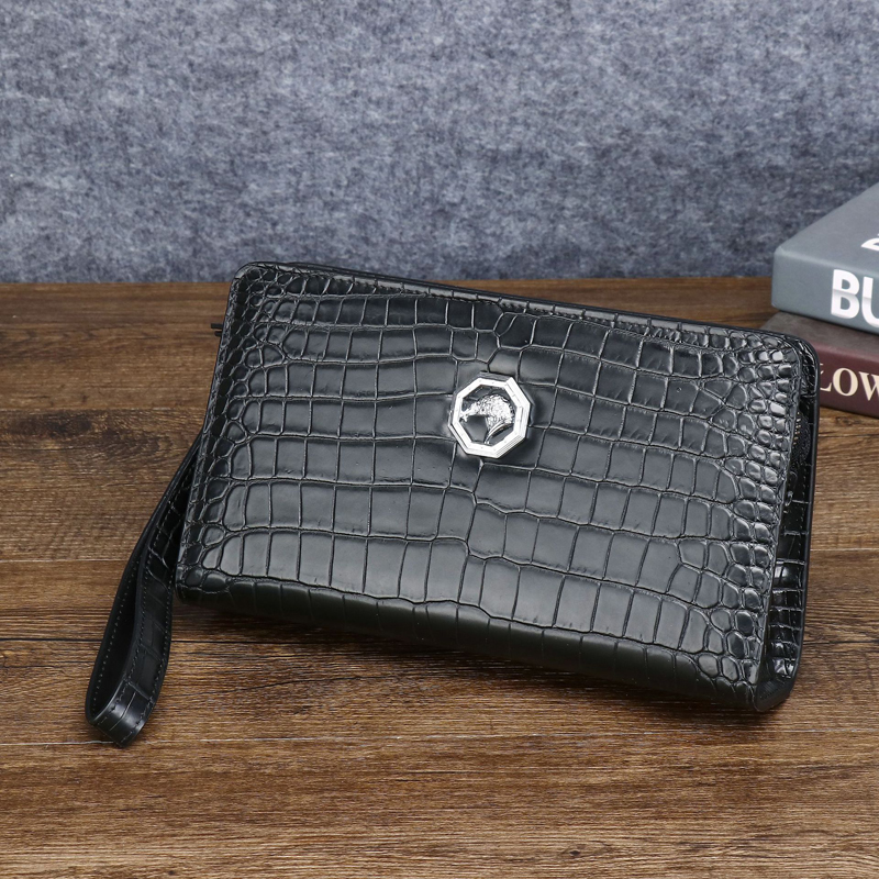 Men's Genuine Leather Clutch B – Card Top Loader recenzja i cena