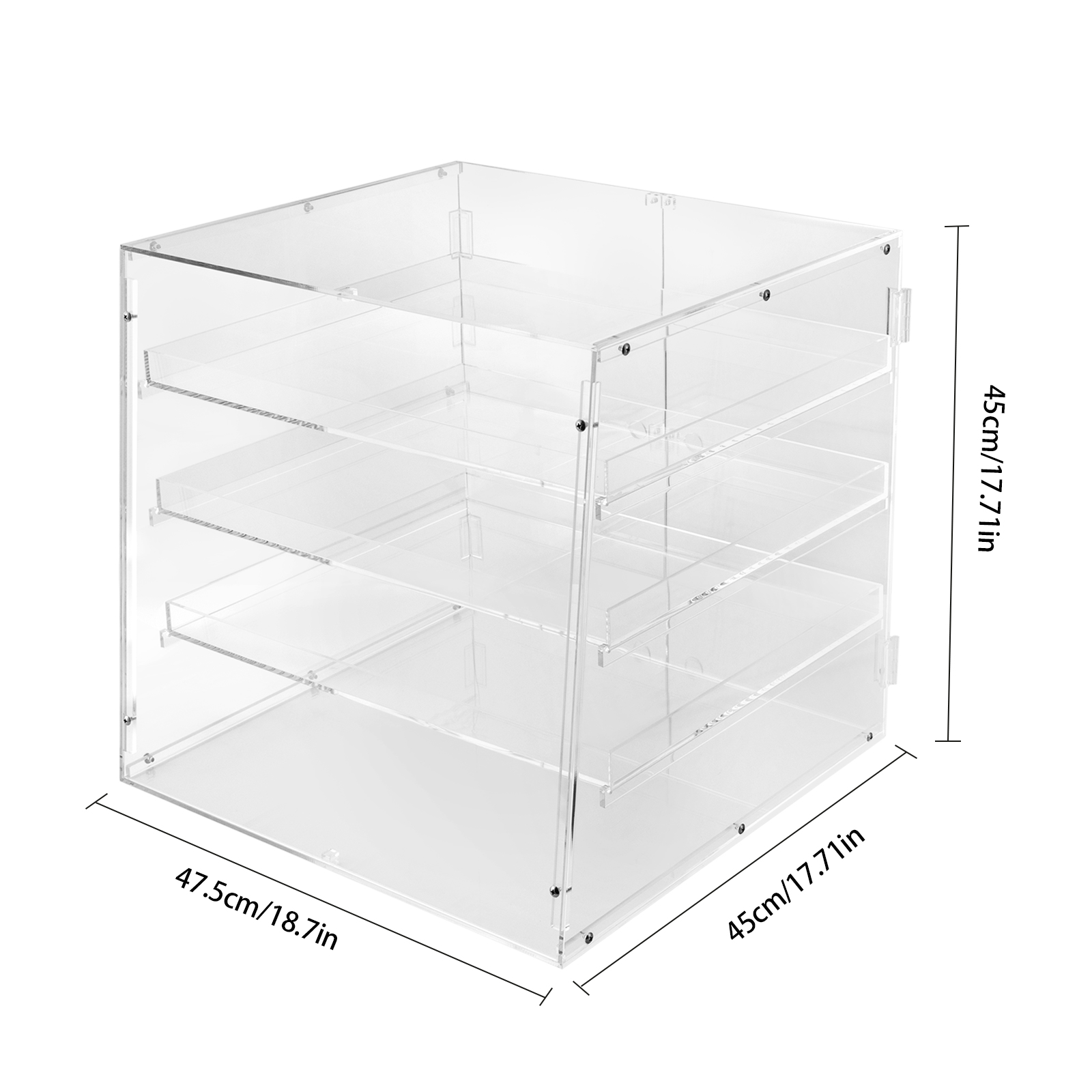 18.7×17.71×17.71inch 3-tier Ac – Display Case Acrylic recenzja i cena