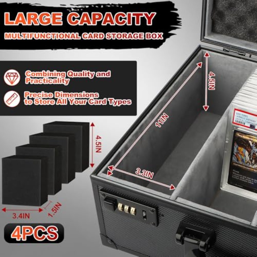 Graded Card Storage Box Holds  – Card Top Loader recenzja i cena