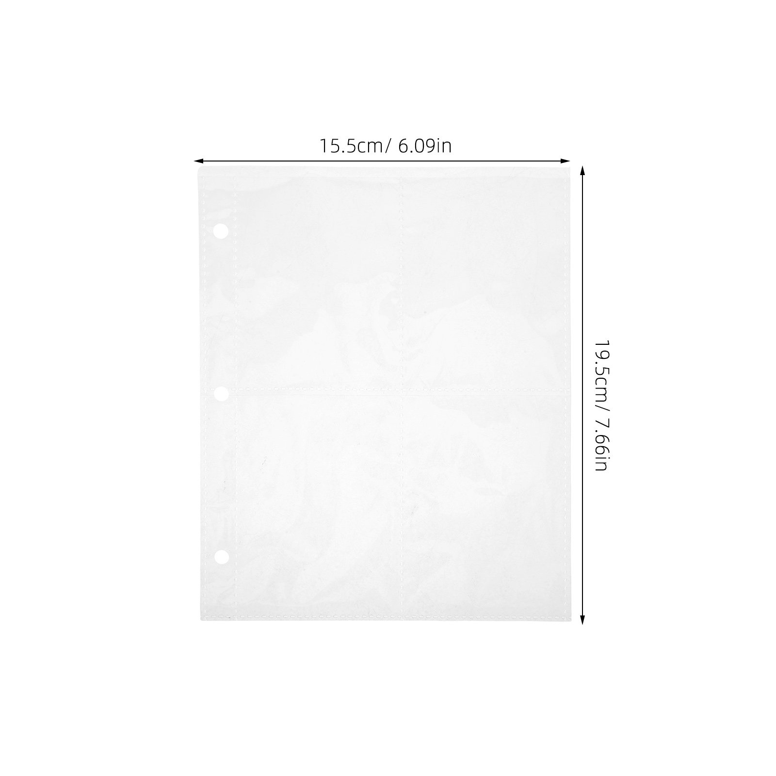 10Pcs Clear Binder Card Sleeve – Trading Card Binder recenzja i cena