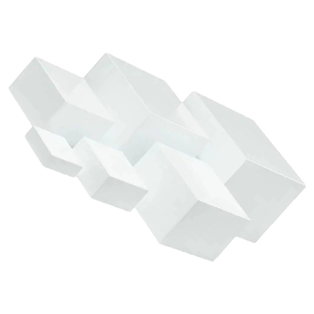 6Pcs Minimalist White Plastic  – Display Risers Set recenzja i cena