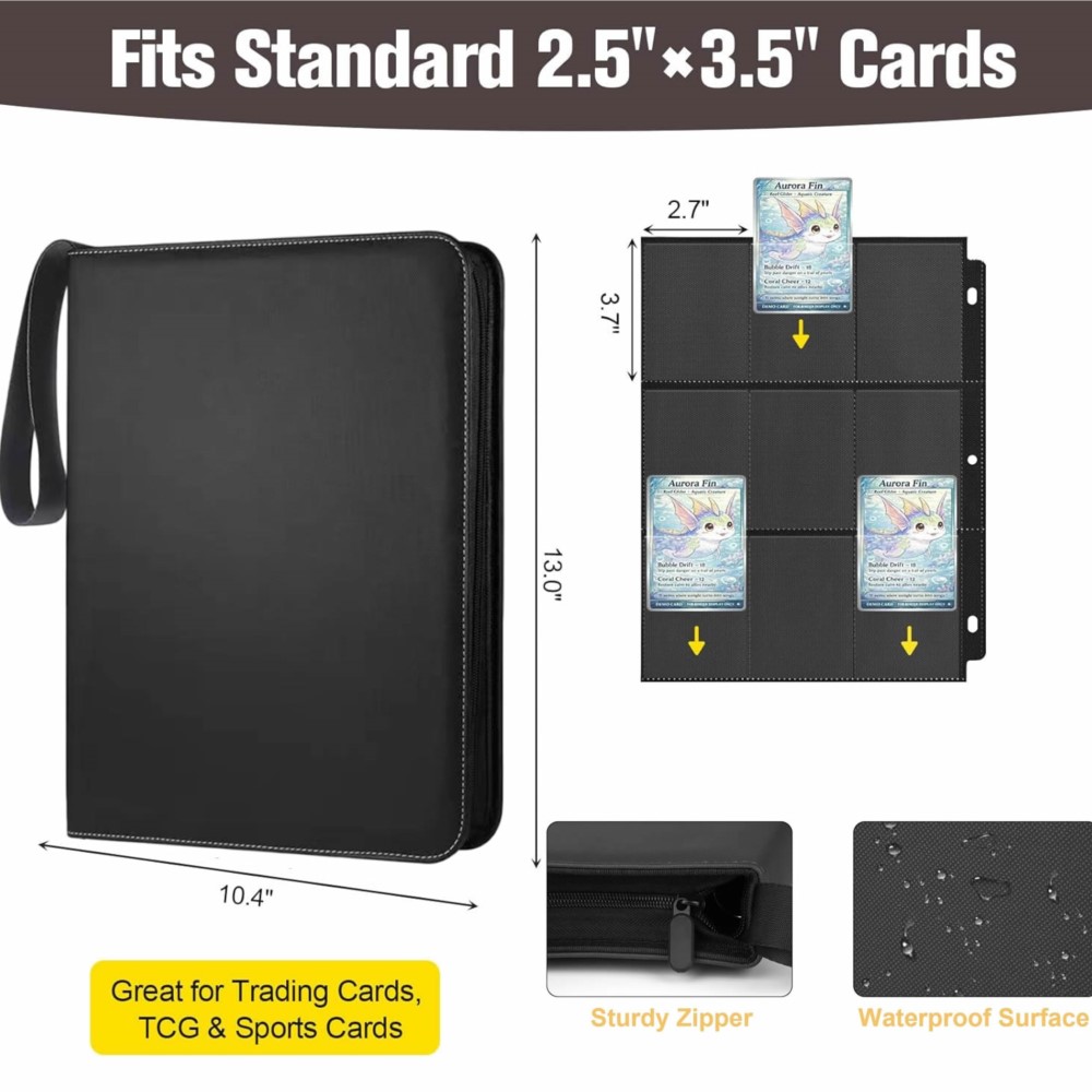 900 Pockets Card Binder Album  – Pokemon Binder Card recenzja i cena