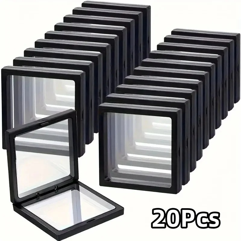 20Pcs Clearview 3D Floating Di – Display Case Acrylic recenzja i cena